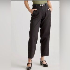 Quince Organic Stretch Cotton Twill Barrel Pants